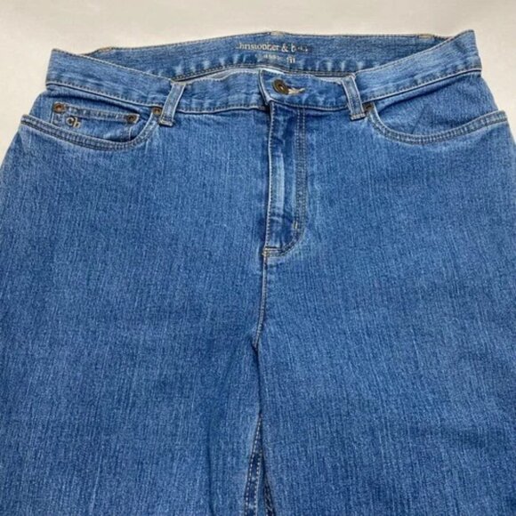 Christopher & Banks Jeans Women's 8 Blue Classic Fit Medium Wash Denim GUC - Picture 14 of 14